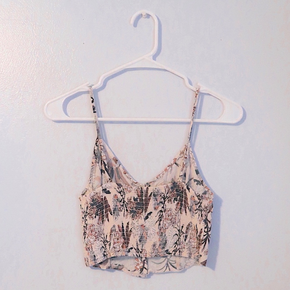 Floral Crop Top - Picture 2 of 4